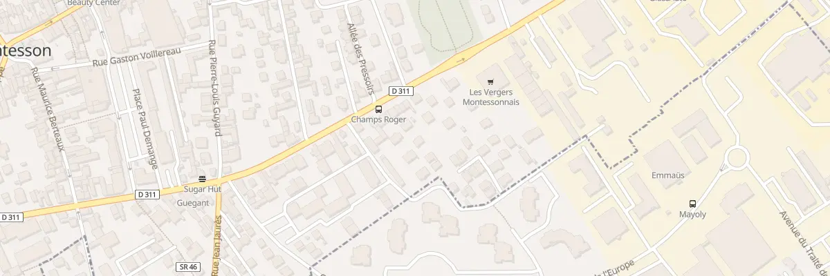 Plan du 92C Av Paul Doumer à Montesson