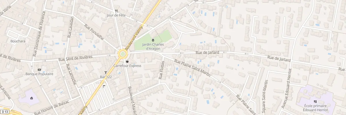 Plan du 3 Rue Plaine Saint-Martin à Albi