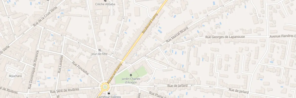 Plan du 27 Rue Marcel Ricard à Albi