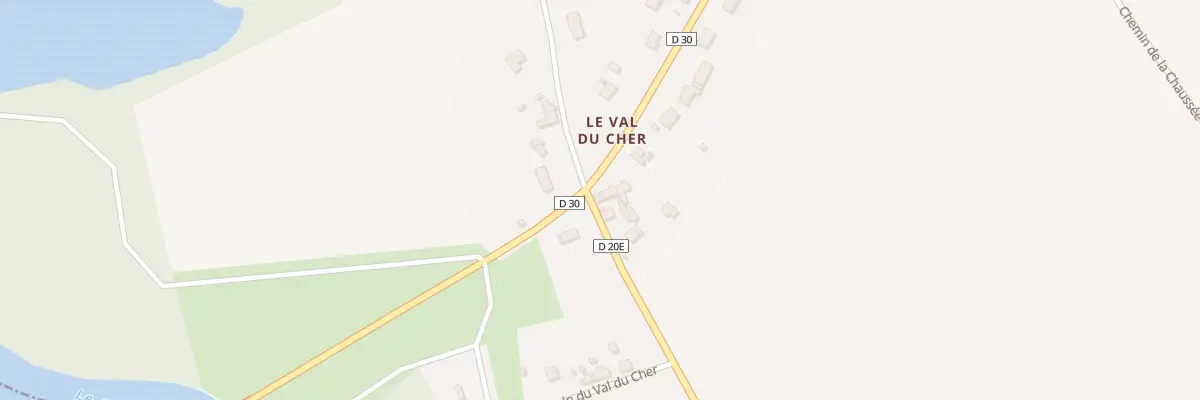 Plan du 13 Le Val du Cher à Foëcy