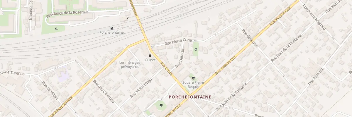 Plan du 6 Rue Deroisin à Versailles