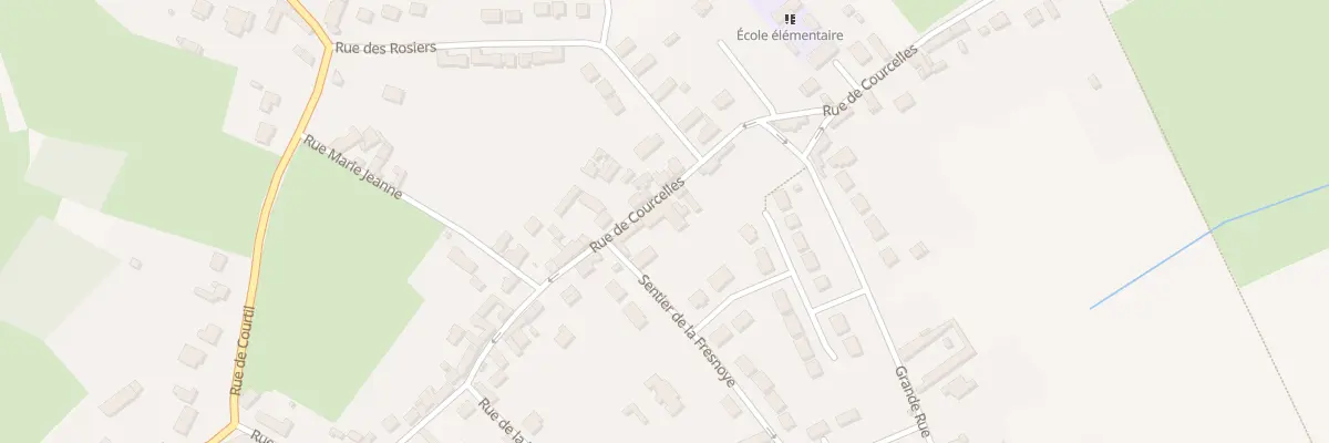 Plan du 29B Rue de Courcelles à Abbecourt