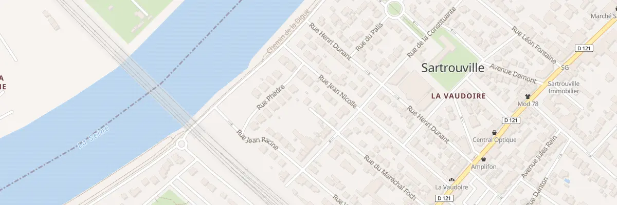 Plan du 60T Rue de la Constituante à Sartrouville