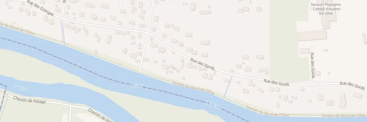Plan du 53 Rue des Gords à Auvers-sur-Oise