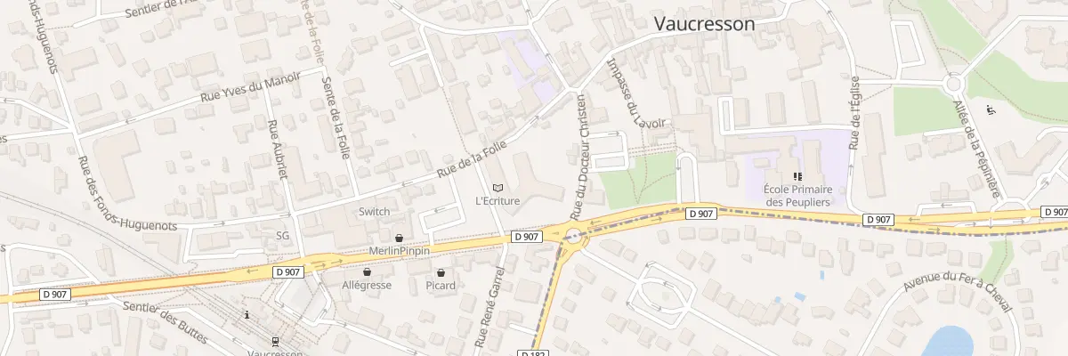 Plan du 84 Bd de la République à Vaucresson