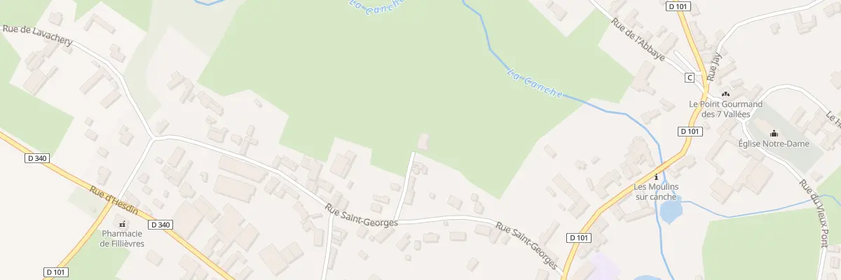 Plan du 5 Rue du Pré Seigneur à Fillièvres