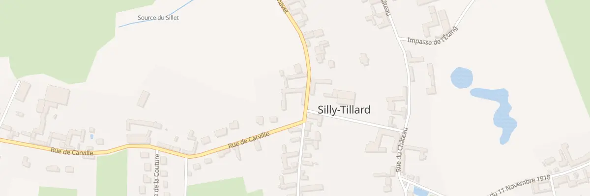 Plan du 2 Rue Chavet à Silly-Tillard