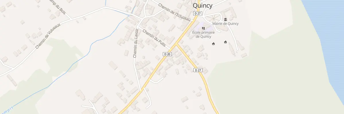 Plan du 7 Rte de Reuilly à Quincy