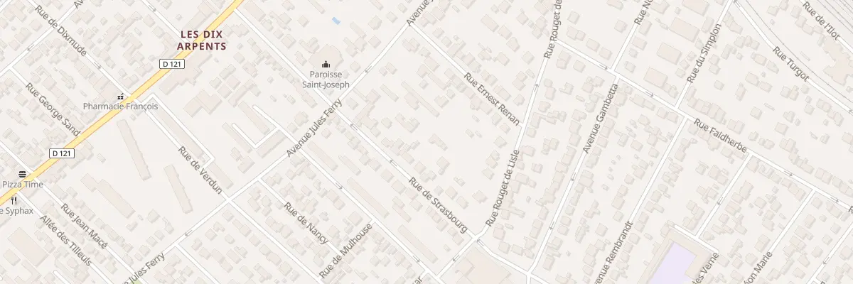 Plan du 64T Rue Rouget de l’Isle à Sartrouville