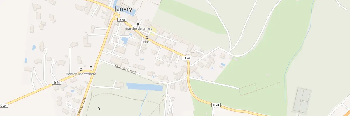 Plan du 22 Rue des Genevriers à Janvry