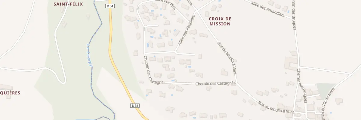 Plan du 3 Imp des Arbousiers à Raissac-sur-Lampy