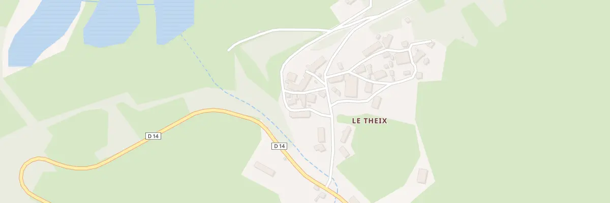 Plan du 7 Le Theix à Malleret-Boussac