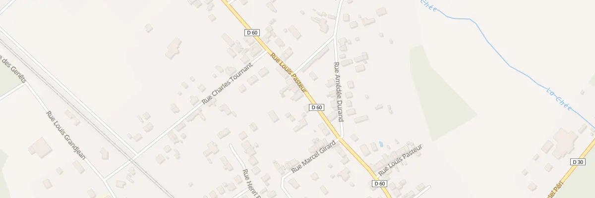 Plan du 39 Rue Louis Pasteur à Foëcy