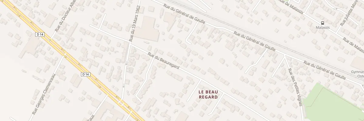 Plan du 9 Rue du Beauregard à Pierrelaye