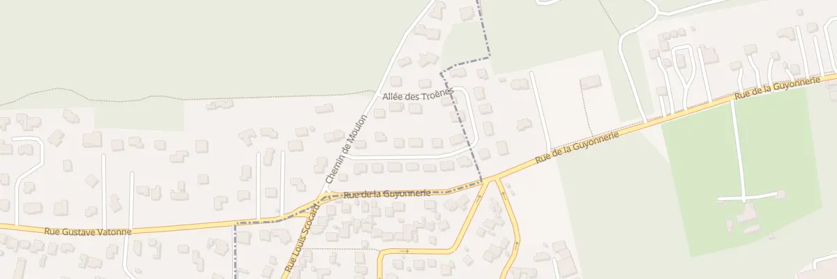 Plan du 7 All des Troènes à Gif-sur-Yvette