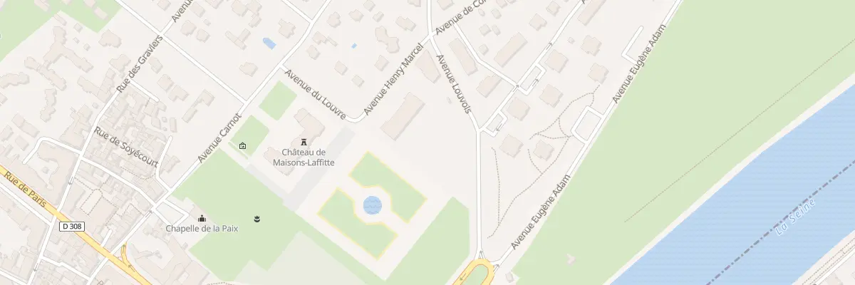 Plan du 2 Av Henry Marcel à Maisons-Laffitte
