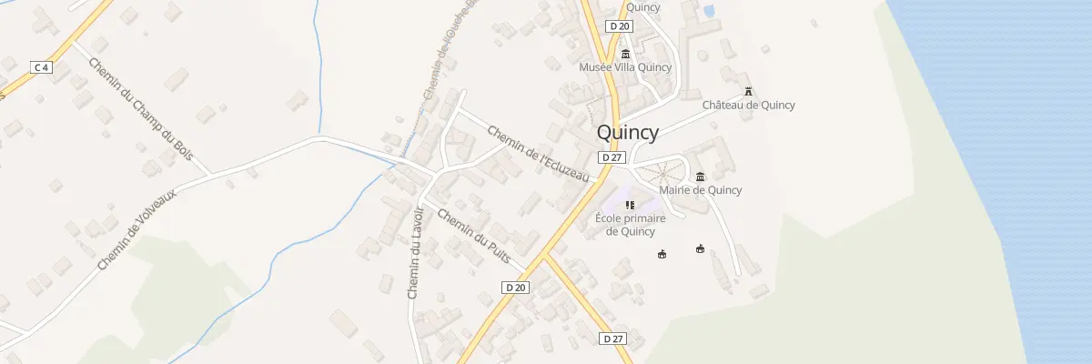 Plan du 4 Rte de Reuilly à Quincy
