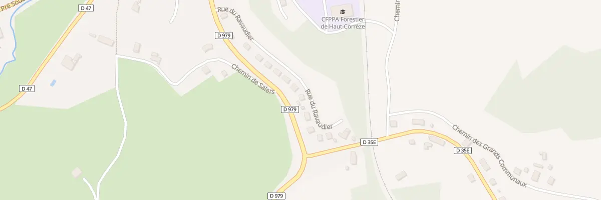 Plan du 18 Rue du Ravaudier à Meymac