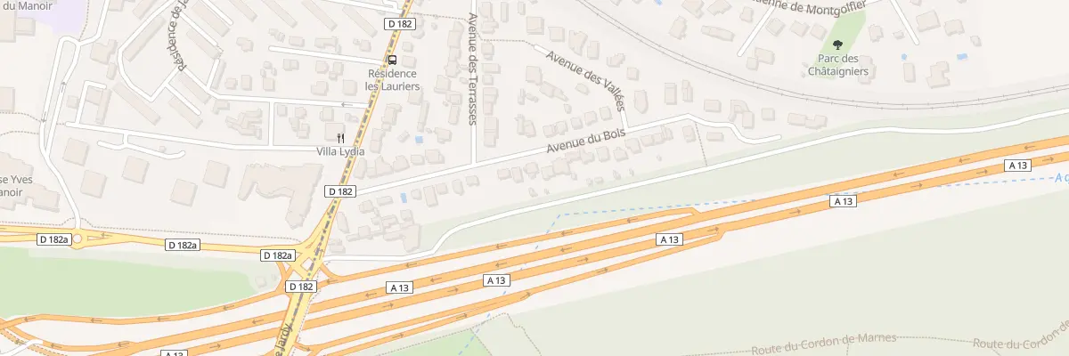 Plan du 24 Av du Bois à Marnes-la-Coquette