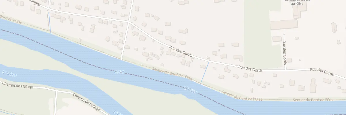 Plan du 47 Rue des Gords à Auvers-sur-Oise