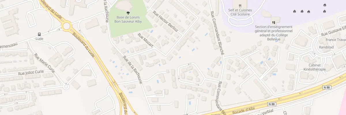 Plan du 57B Rue Mozart à Albi
