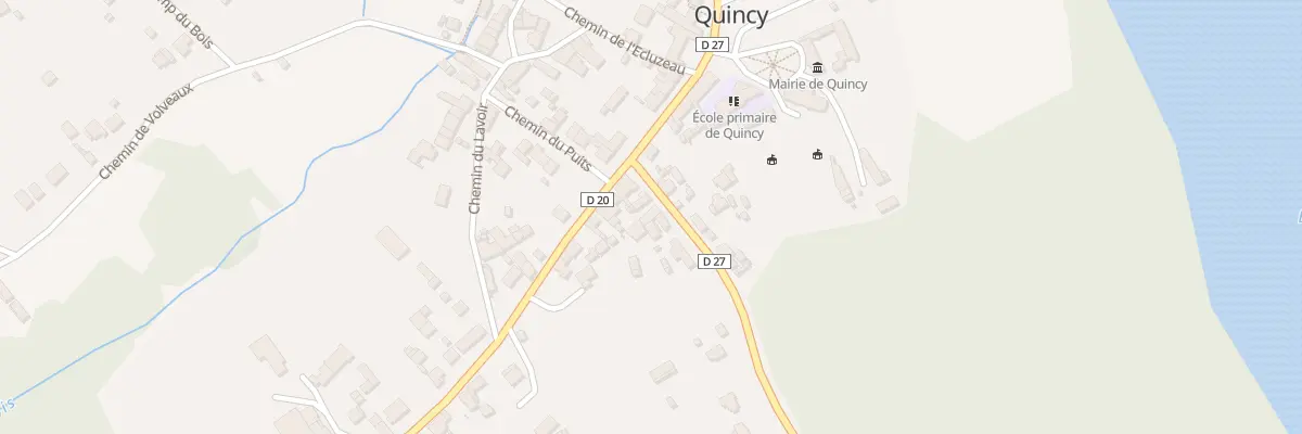 Plan du 8 Rte de Preuilly à Quincy