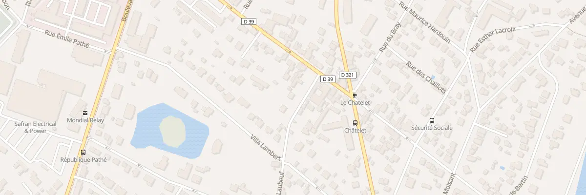 Plan du 47 Rue Francois Laubeuf à Chatou