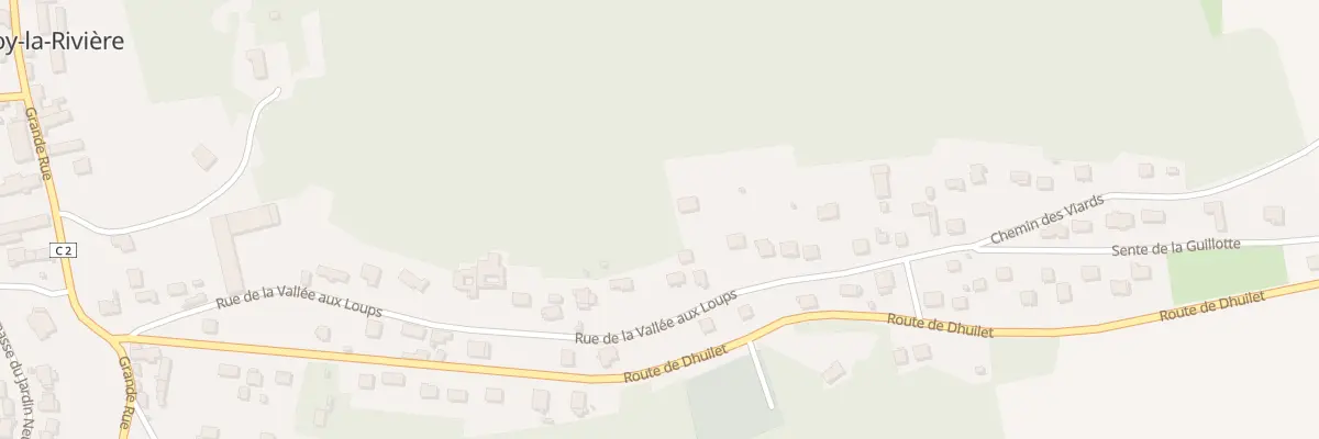 Plan du 23 Rue de la Val aux Loups à Ormoy-la-Rivière