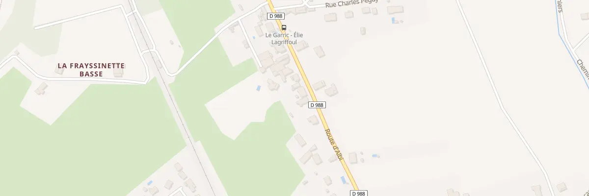 Plan du 40 Rte d’Albi au Garric