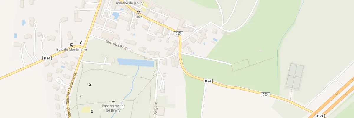Plan du 30 Rue des Genevriers à Janvry
