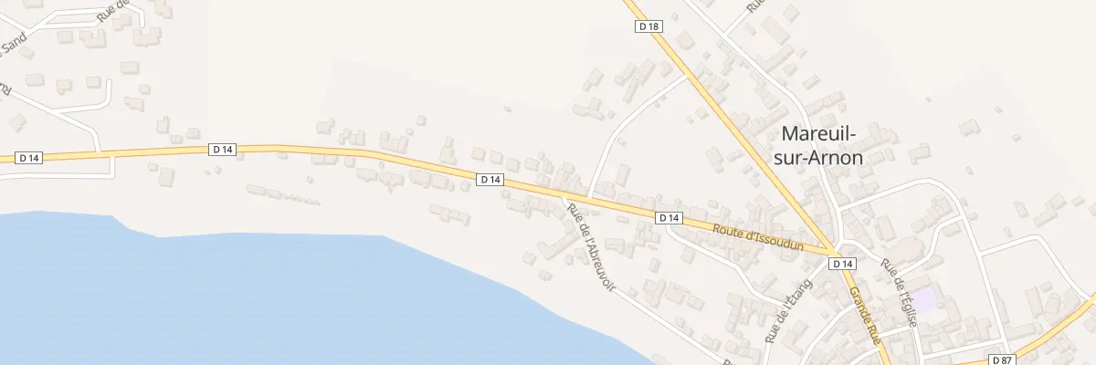 Plan du 50 Rte d’Issoudun à Mareuil-sur-Arnon