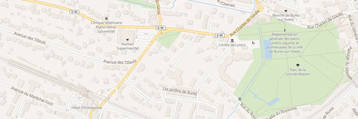 Plan du 75B Rue Charles de Gaulle à Bures-sur-Yvette