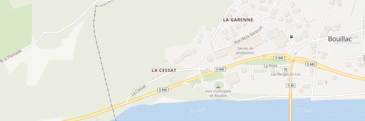 Plan du 4 La Cessat à Bouillac