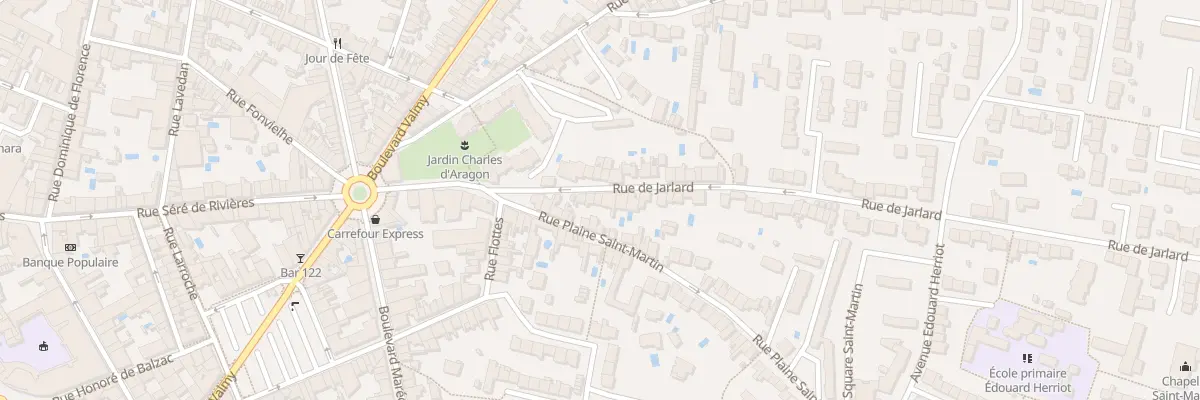 Plan du 14 Rue de Jarlard à Albi