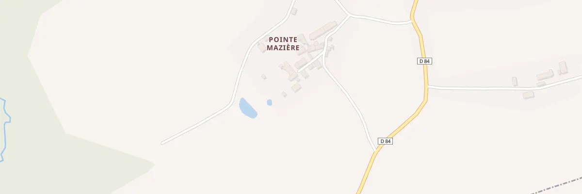 Plan du 28 Pointe-Mazière à Pérassay