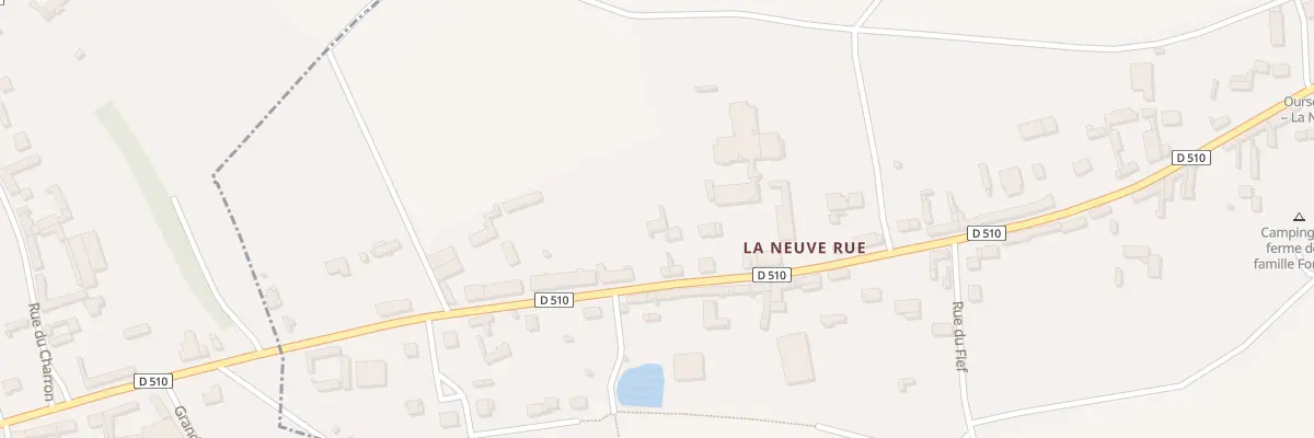 Plan du 41 Vc La Neuve Rue à Oursel-Maison