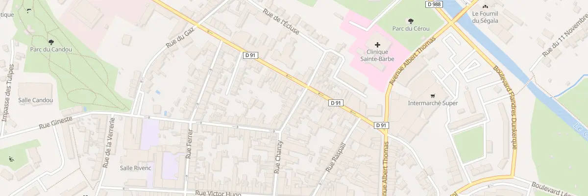 Plan du 35B Rue Chanzy à Carmaux