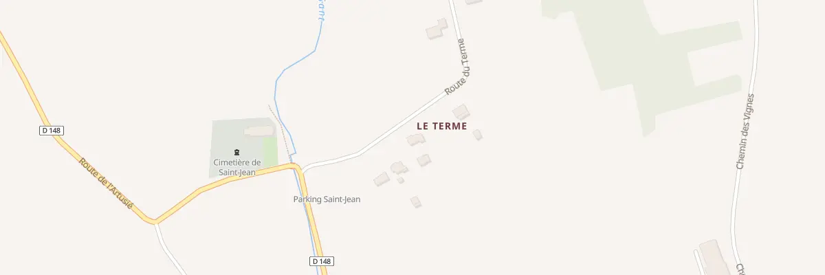 Plan du 134 Rte du Terme à Verdalle
