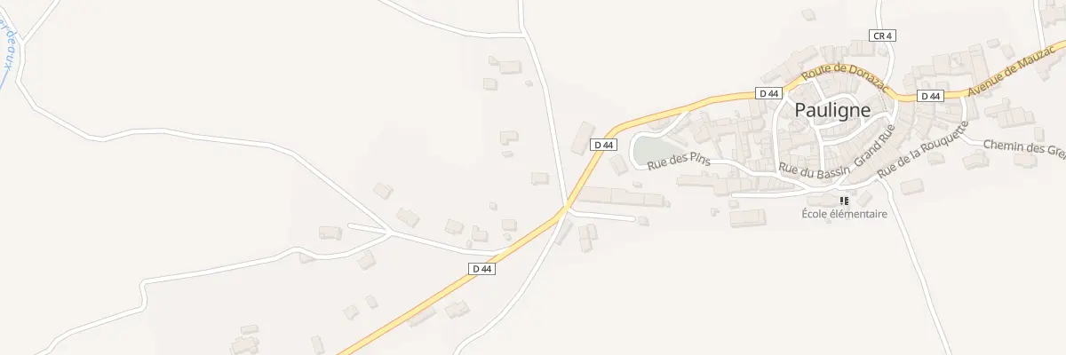 Plan du 9999 Rte de Donazac à Pauligne