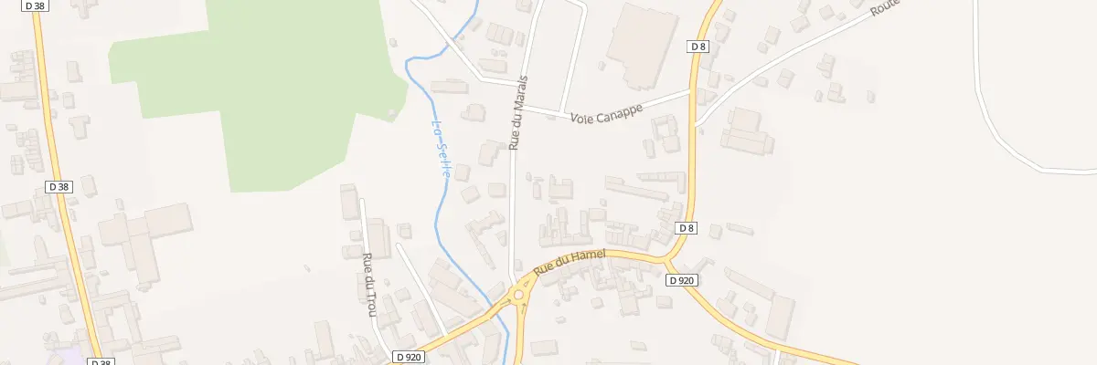 Plan du 3 Rue du Hamel à Conty