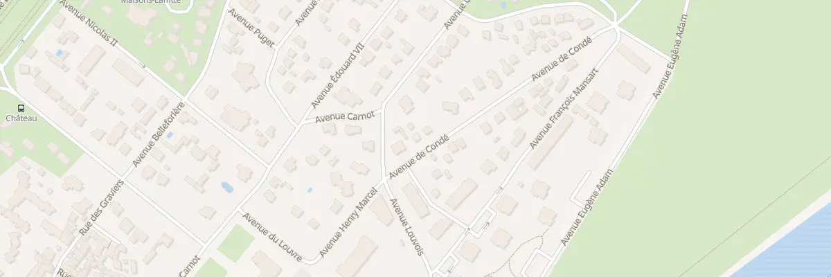 Plan du 3 Av Conde à Maisons-Laffitte