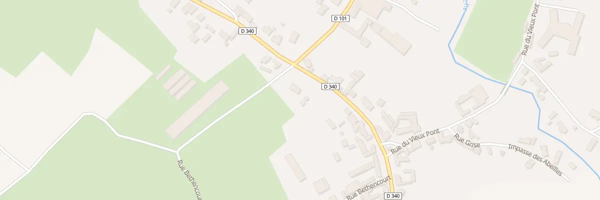 Plan du 2 Rue de Frevent à Fillièvres