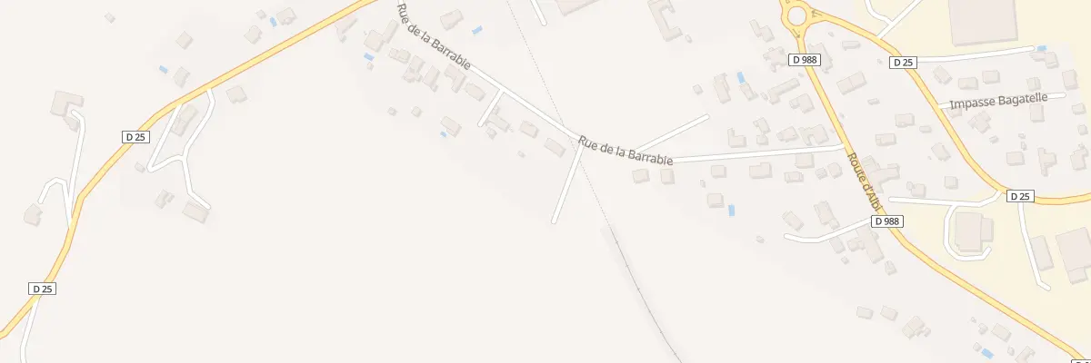 Plan du 5B Rue de la Barrabie au Garric