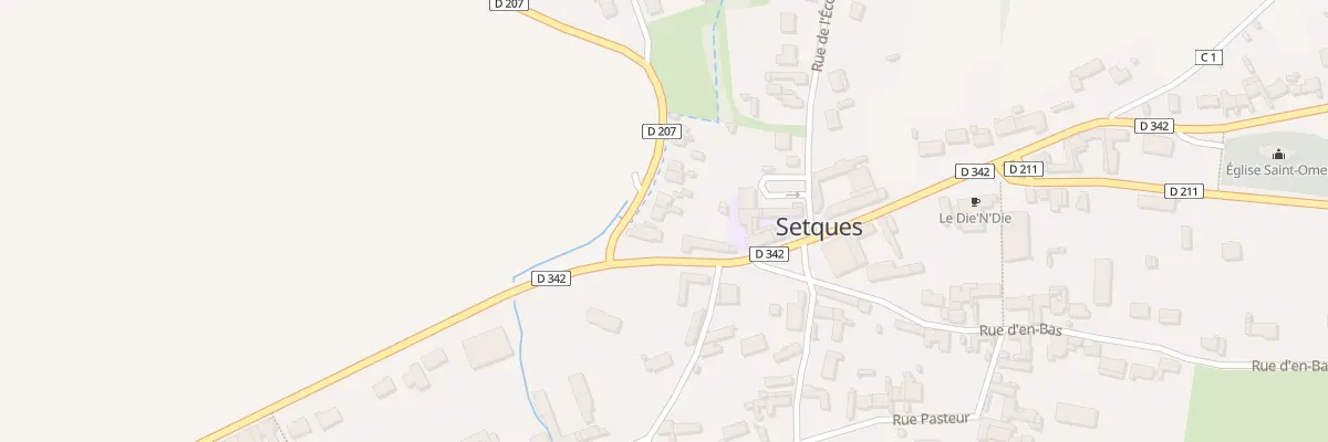 Plan du 2 Rte de Quelmes à Setques