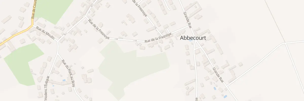 Plan du 14 Rue de la Fresnoye à Abbecourt