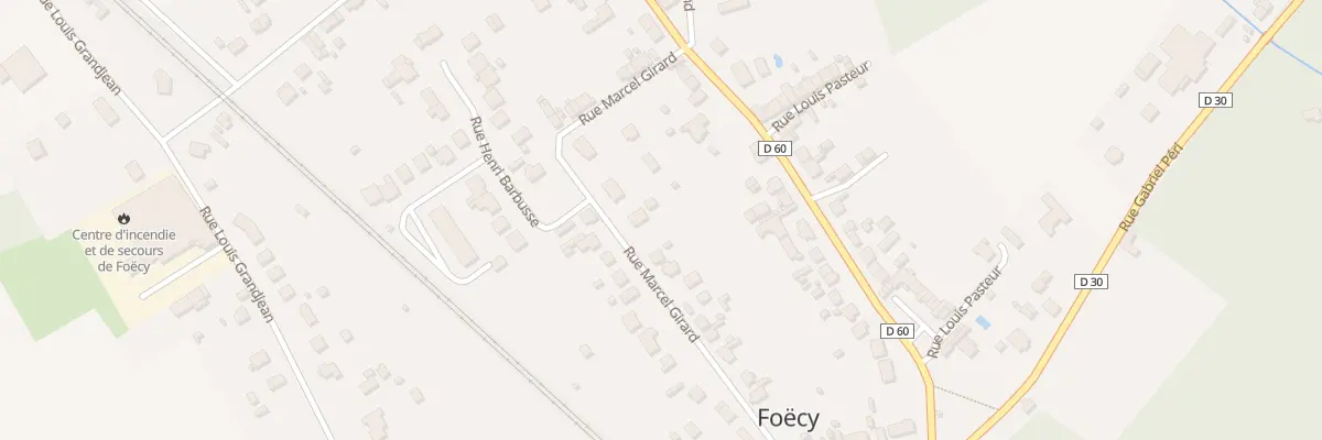 Plan du 20 Rue Marcel Girard à Foëcy