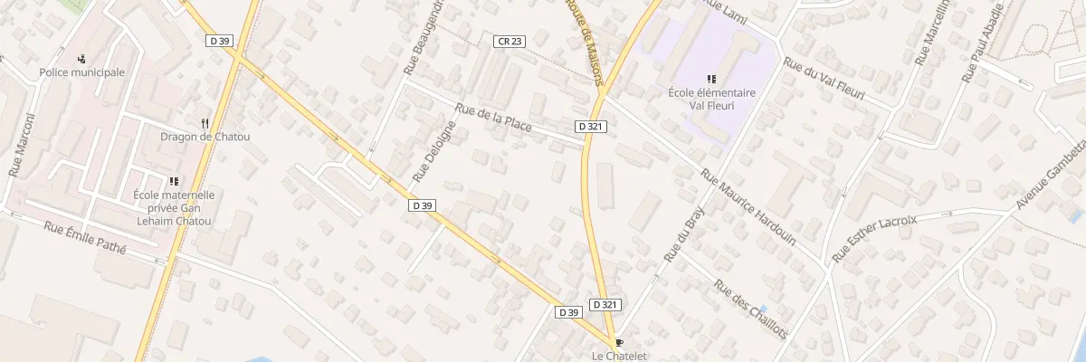Plan du 51 Rte de Carrieres S Seine à Chatou