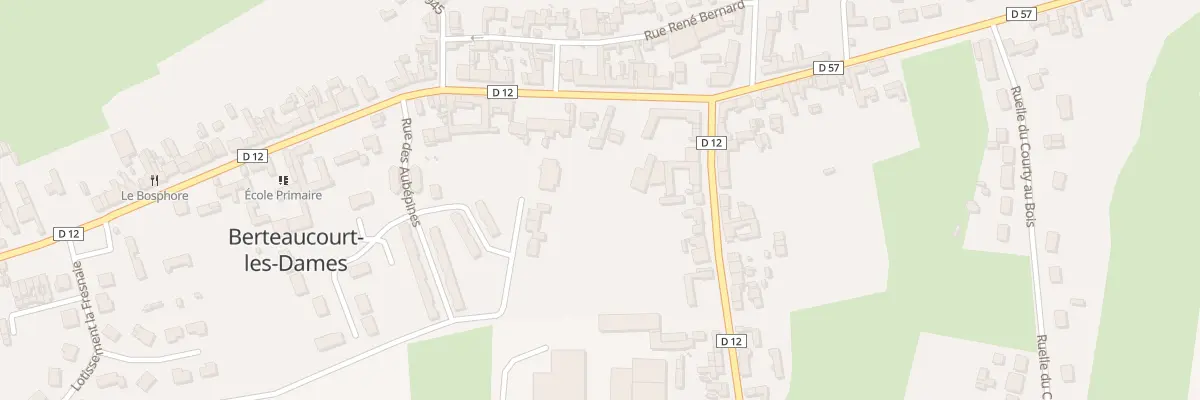 Plan du 7 Rue Eugène Létocart à Berteaucourt-les-Dames