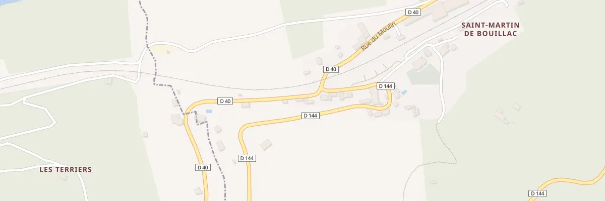 Plan du 3 Rte de la Vidale à Asprières