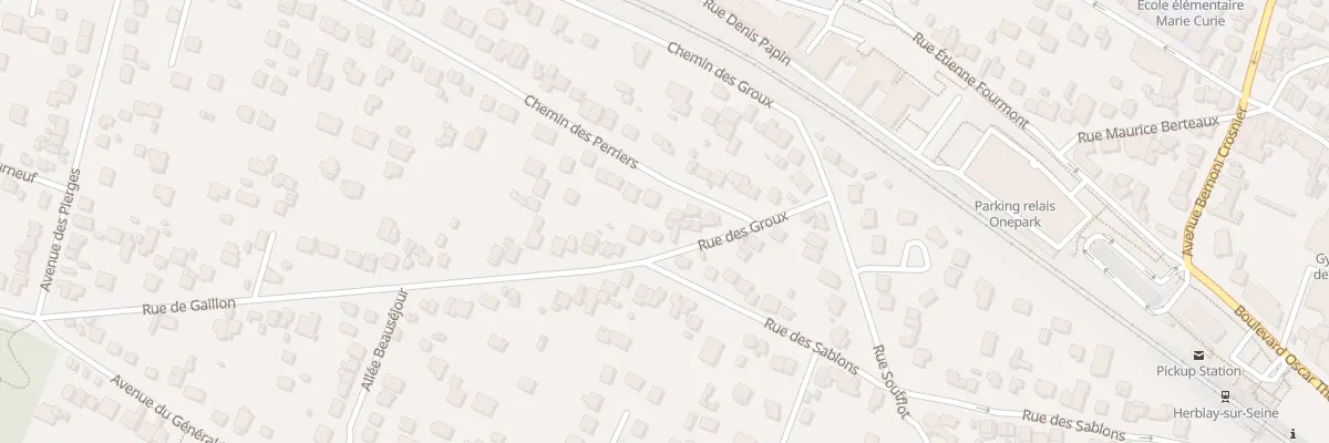 Plan du 2 Rue des Groux à Herblay-sur-Seine